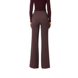 Pantaloni donna in doppio crêpe