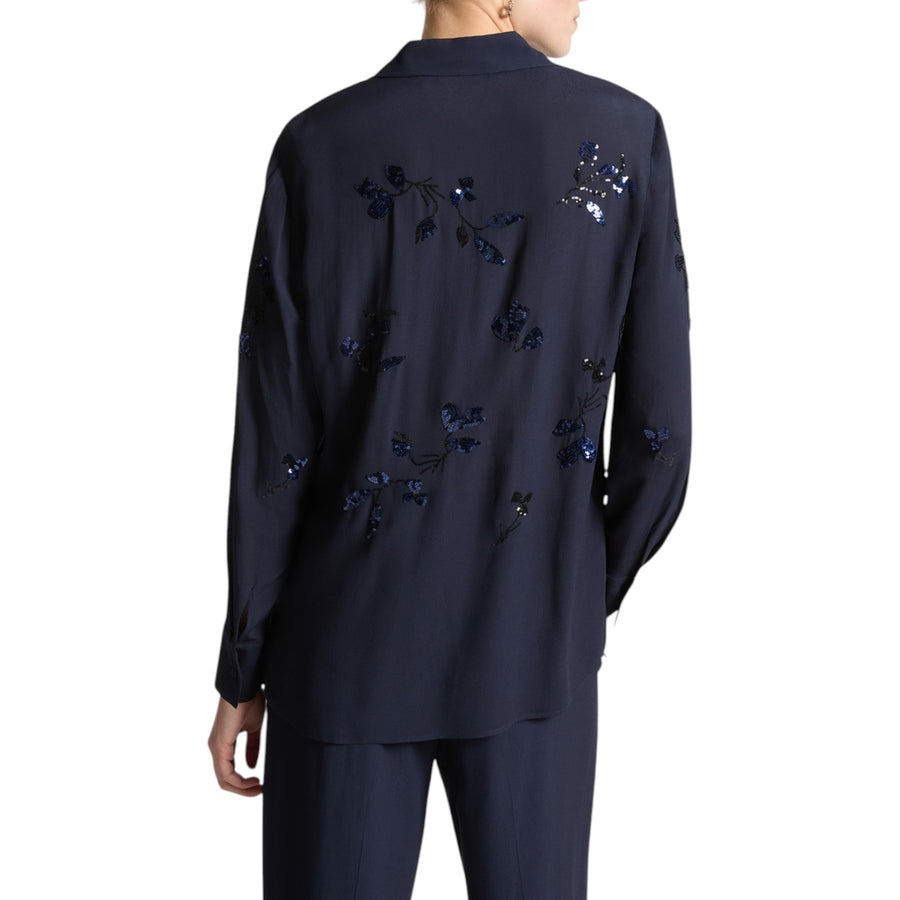 Camicia donna elegante ricamata