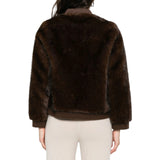 Bomber donna con bordo a coste