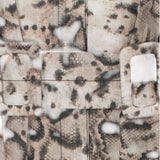 Abito donna chemisier midi beige
