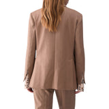 Blazer donna in tessuto resca