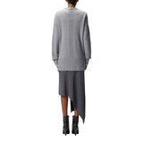 Cardigan donna lungo con scollo a V