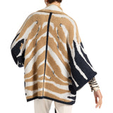 Maglia donna over animalier