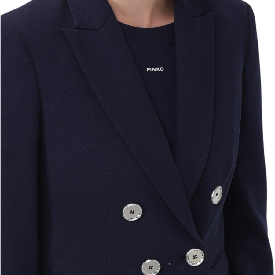 Blazer donna in tessuto tecnico punto stoffa