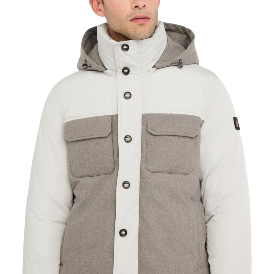 Giacca uomo imbottita con cappuccio