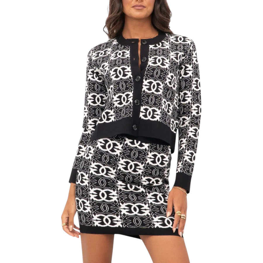Cardigan donna Pinko con fantasia Love Birds