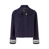 Caban donna corto in panno