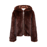 Giaccone donna in faux fur