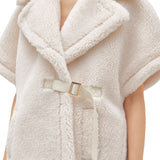 Gilet  donna a kimono in faux fur