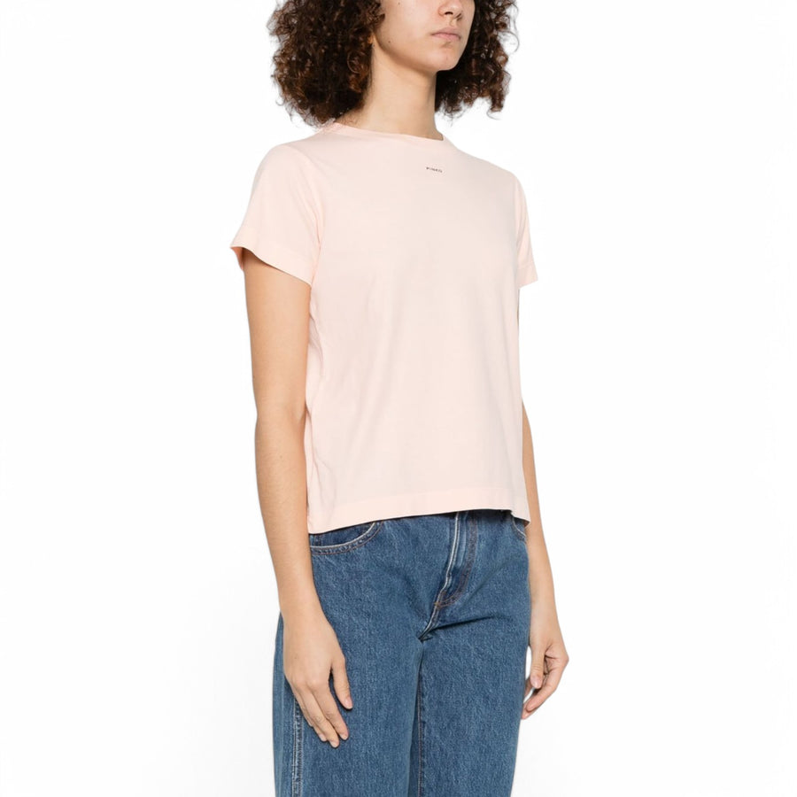 T-shirt donna mini logo PINKO