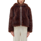 Giaccone donna in faux fur