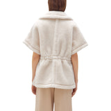 Gilet  donna a kimono in faux fur