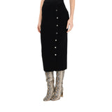 Gonna  donna lunga in maglia