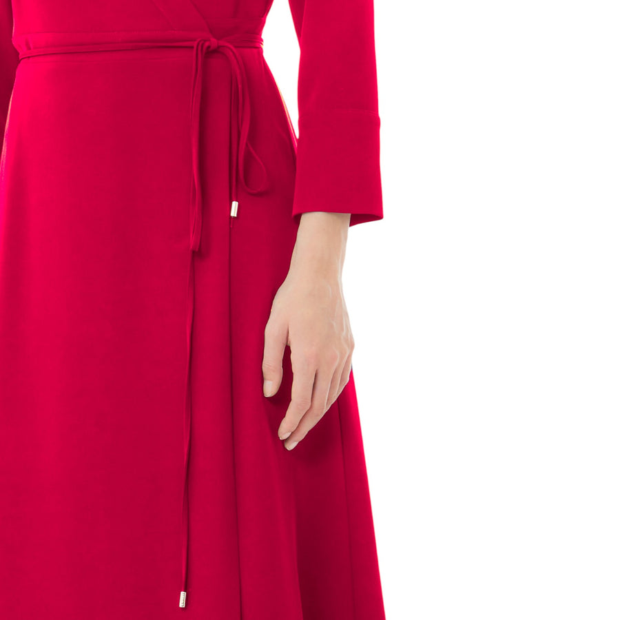 Abito donna in twill con cintura