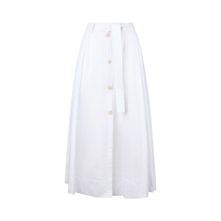 Gonna donna midi bianca