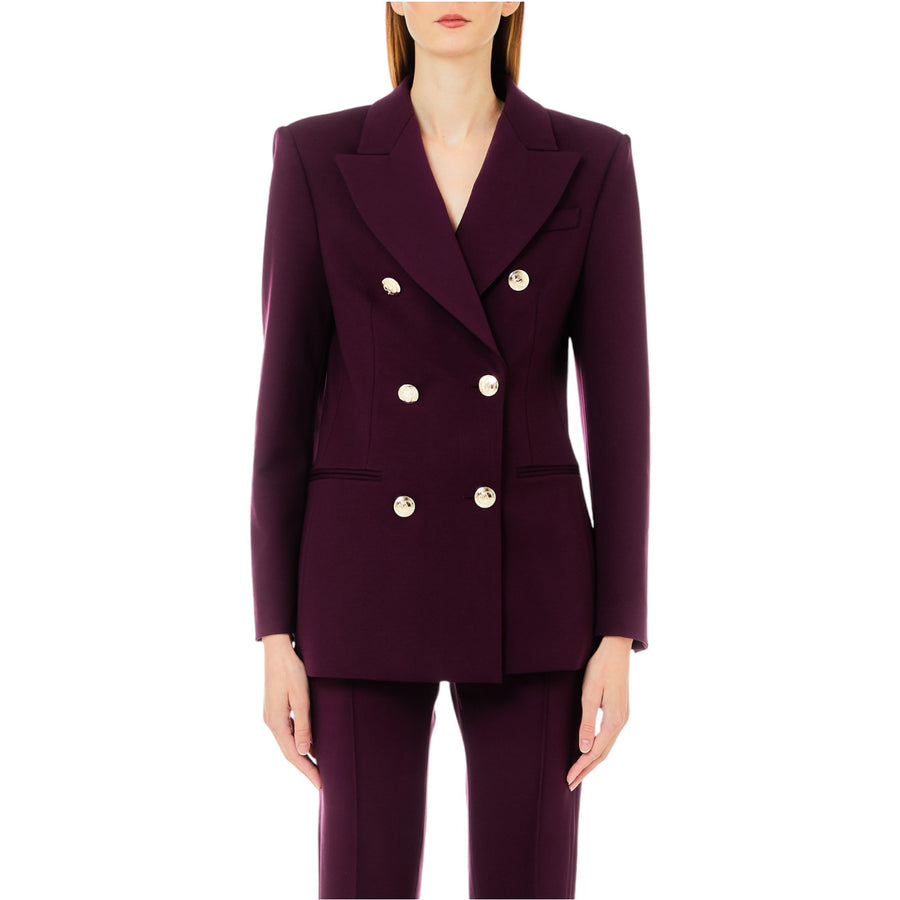 Blazer donna stretch doppiopetto