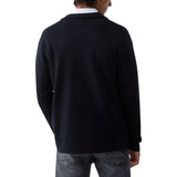 Cardigan uomo doppiopetto in lana
