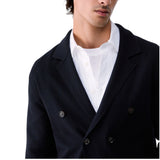 Cardigan uomo doppiopetto in lana
