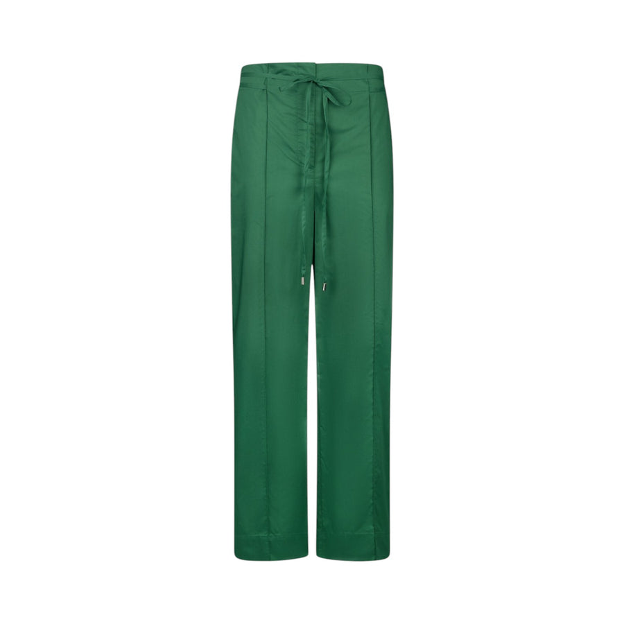 Pantaloni donna verdi con cintura
