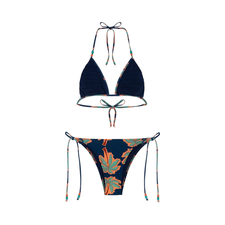 Bikini donna triangolo e slip americano regolabile exotic