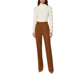 Pantaloni donna in gabardina