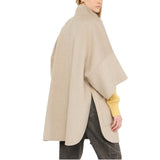 Cappotto donna in lana con cintura