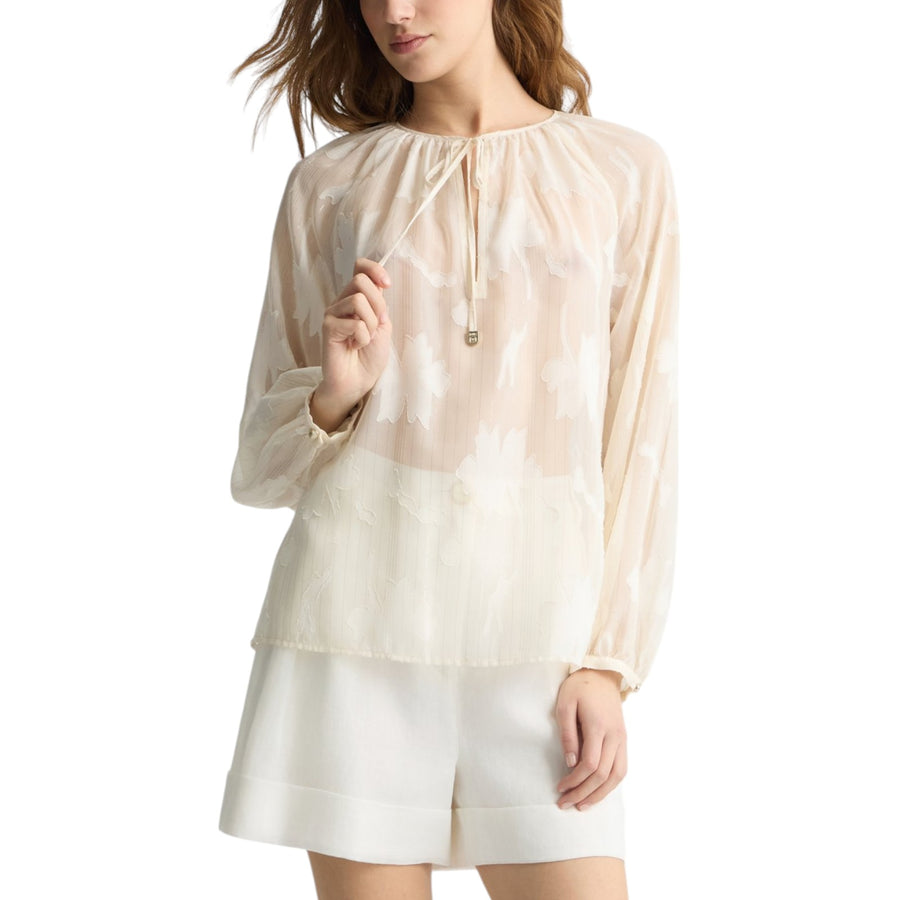 Blusa donna lurex® floreale