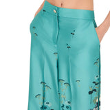 Pantaloni donna in twill stampato