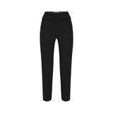 Pantaloni donna in doppio crêpe stretch