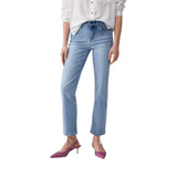 Jeans donna straight cropped