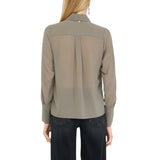 Camicia donna con perle