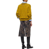 Bermuda Donna in cotone con motivo camouflage floreale