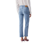 Jeans donna straight cropped