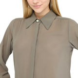 Camicia donna con perle