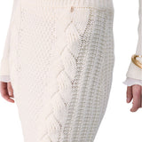 Gonna donna longuette in maglia