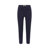 Pantaloni donna in doppio crêpe stretch