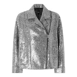 Caban donna con paillettes