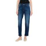 Jeans donna carrot fit a vita alta