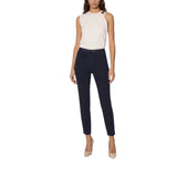 Pantaloni donna in doppio crêpe stretch