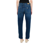 Jeans donna carrot fit a vita alta