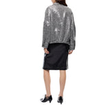 Caban donna con paillettes