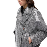 Caban donna con paillettes