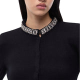 Cardigan donna con collo gioiello