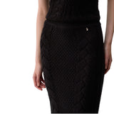 Gonna donna longuette in maglia