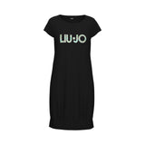 Abito donna donna corto con maxi logo