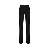 Pantaloni donna in doppio crêpe stretch