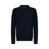 Polo uomo in crêpe di cotone