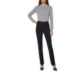 Pantaloni donna in doppio crêpe stretch