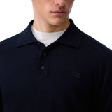 Polo uomo in crêpe di cotone