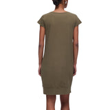 Abito donna corto con maxi logo
